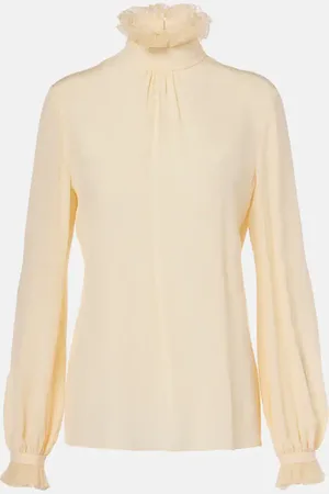 VALENTINO Camicia in seta crêpe de chine