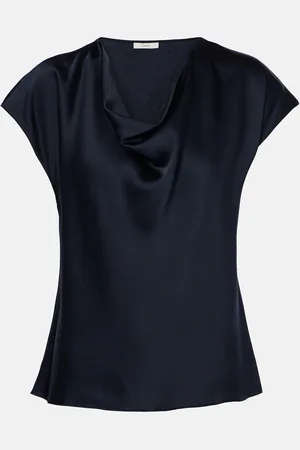 Vince Top in raso di seta