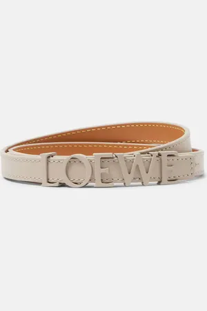 Loewe Cintura in pelle con logo