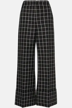 VALENTINO Pantaloni a gamba larga Mossi in lana