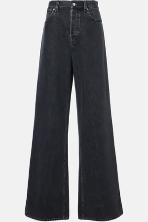 Gucci Jeans a gamba larga e vita alta
