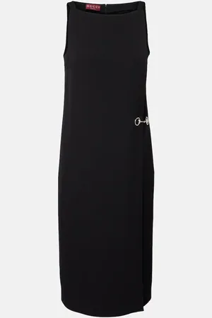 Gucci Abito midi in raso