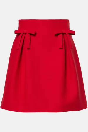 VALENTINO Minigonna in Crepe Couture