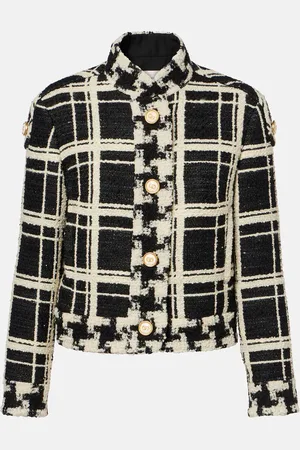 VALENTINO Giacca Mossi in tweed di misto lana