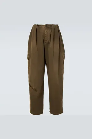 Loewe Pantaloni cargo Balloon con pelle