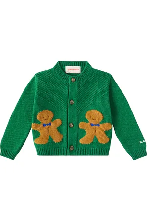 Bobo Choses Cardigan Gingerbread con intarsi