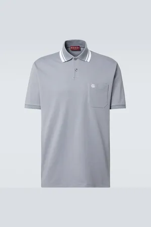 Gucci Polo GG Web in misto cotone