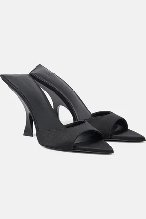 The Attico Mules Ester 95 in raso