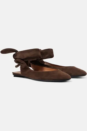 The Attico Ballerine slingback Cloe in suede