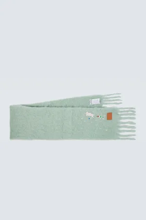 Loewe X Suna Fujita - Sciarpa Squid in misto mohair