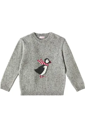 La Coqueta Pullover Puffin in misto lana