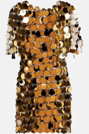 Paco rabanne Abito corto in maglia metallica