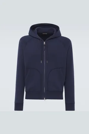 Tom Ford Felpa in jersey con cappuccio e zip