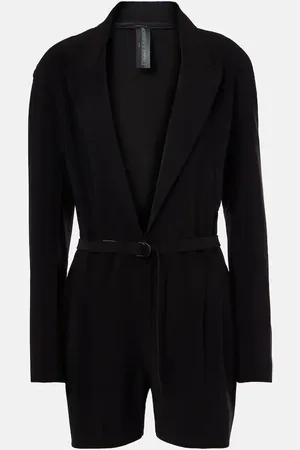 Norma Kamali Jumpsuit corta con cintura