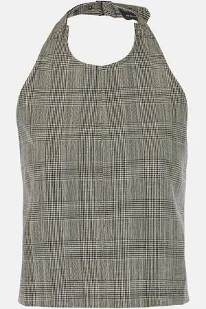 WARDROBE.NYC Top in lana con schiena scoperta
