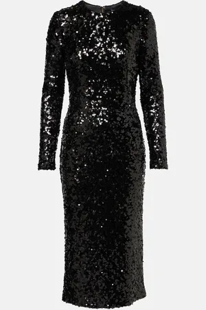 Dolce & Gabbana Abito midi con paillettes