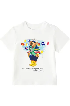 Ralph Lauren Baby - T-shirt Polo Bear in jersey