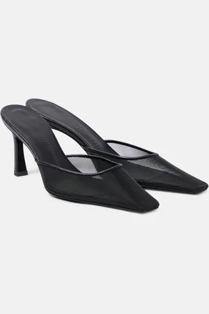 The Attico Mules Juno 75 in mesh
