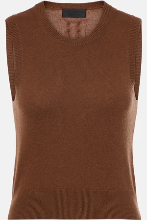 NILI LOTAN Tank top May in maglia di cashmere
