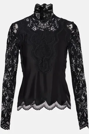 Paco rabanne Top con pizzo