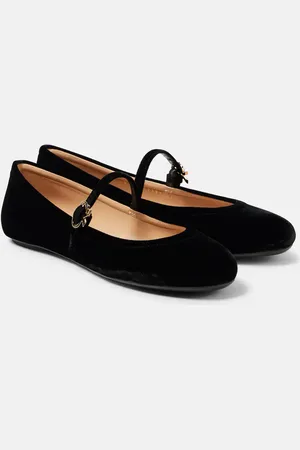 Gianvito Rossi Ballerine Carla in velluto