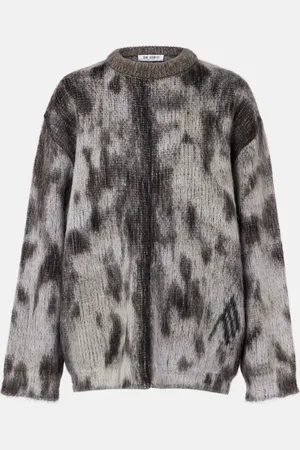 The Attico Pullover in jacquard con stampa