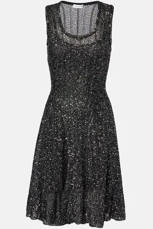 Alaïa Alaïa Abito corto con paillettes