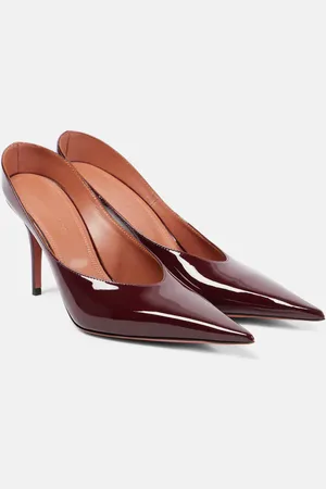 Amina Muaddi Mules Anok 90 in vernice