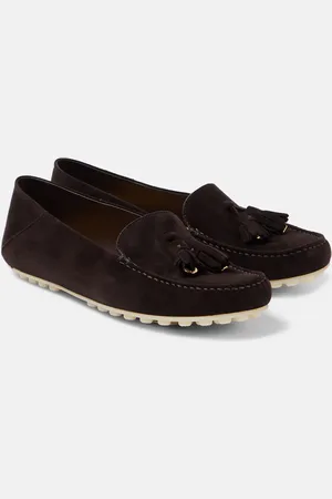Loro Piana Mocassini Dot in suede