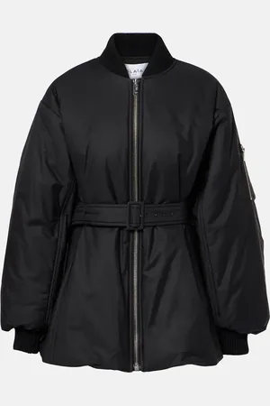 Alaïa Alaïa Giacca in misto cotone con cintura