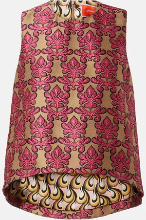 La DoubleJ Top La Scala Herald in jacquard