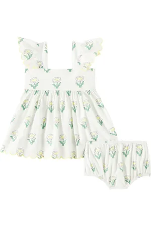 Stella McCartney Baby - Abito e culottes in cotone