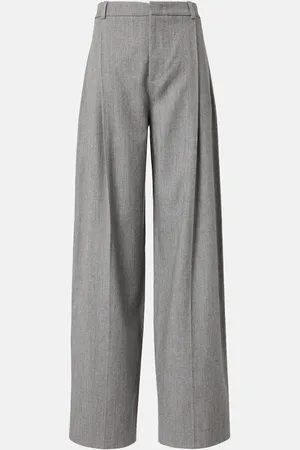 Vince Pantaloni a gamba larga in twill
