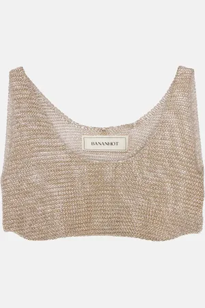 Bananhot Top in maglia con lamé
