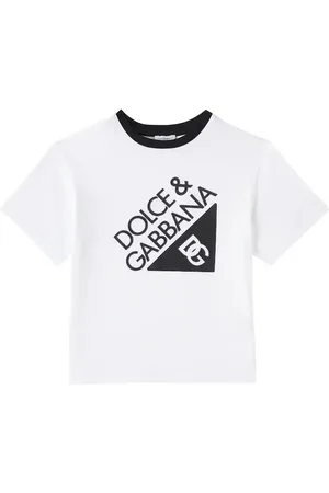 Dolce & Gabbana T-shirt in jersey di cotone con logo