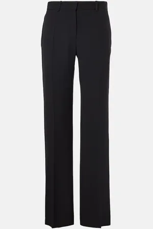 The Row Pantaloni regular Selvie in seta