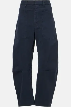 NILI LOTAN Pantaloni a gamba larga Shon in twill