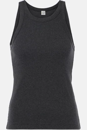 Totême Tank top in jersey di misto cotone