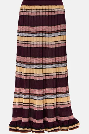 ULLA JOHNSON Gonna midi Seraphine con pince