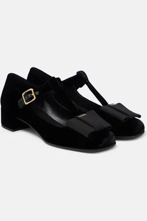 Prada Ballerine Mary Jane in velluto