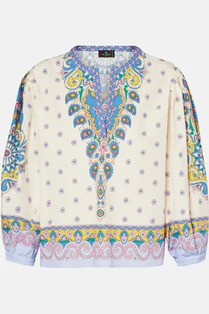 Etro Top in cotone con stampa