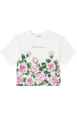 Dolce & Gabbana T-shirt in cotone con stampa floreale
