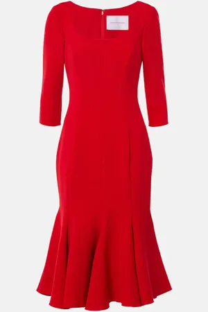 Carolina Herrera Abito midi in crêpe