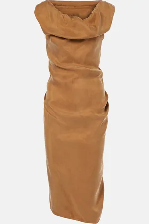 Vivienne Westwood Abito lungo Ginnie con ruches