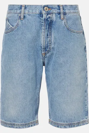 The Attico Shorts midi di jeans