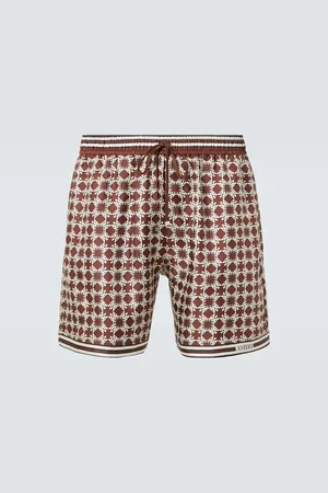 AMIRI Shorts in twill di seta con stampa