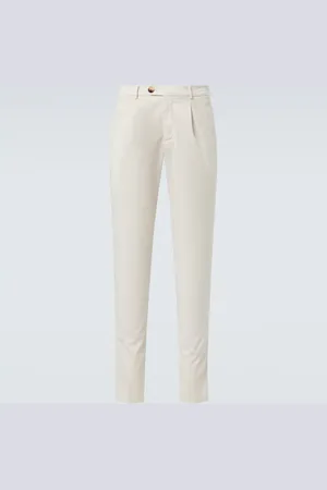Brunello Cucinelli Pantaloni slim in misto cotone