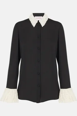 VALENTINO Blusa in georgette di seta
