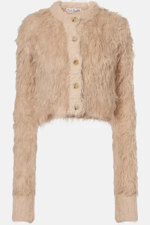 Acne Studios Cardigan in pelliccia sintetica