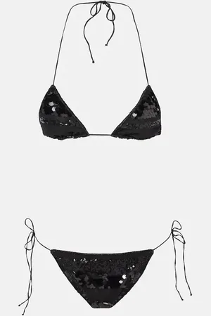 Oseree Oséree Bikini a righe con paillettes